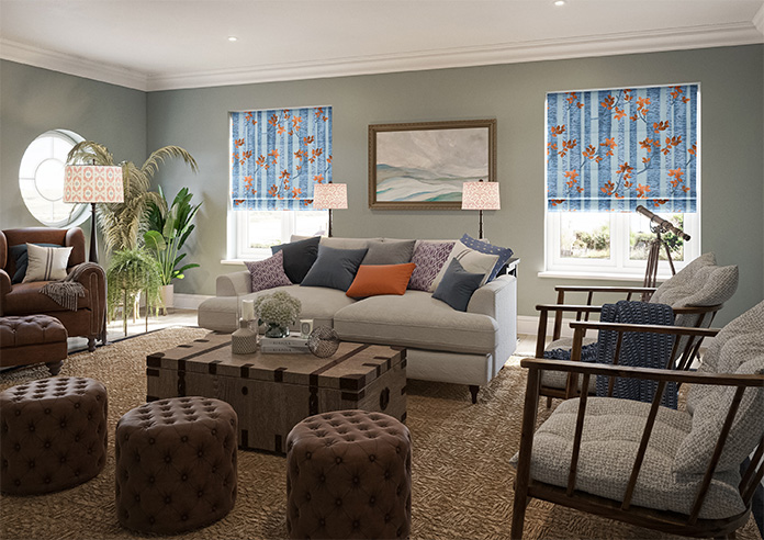 Birch Tree Velvet, Autumn - Twist&Fit Roman Blind - Image 6